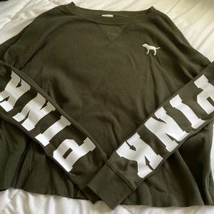 PINK cropped long sleeve